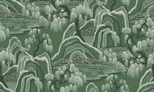 Boråstapeter Studio Mural Indigo Garden Mural