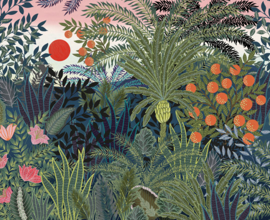 Boråstapeter Studio Wandbild Jungle Wall - 9425W