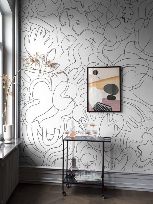 Boråstapeter Studio Mural Line Art