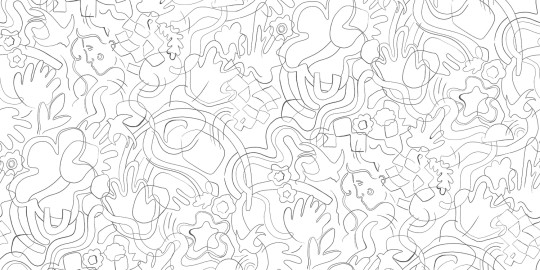 Boråstapeter Studio Wandbild Line Art - 9529W