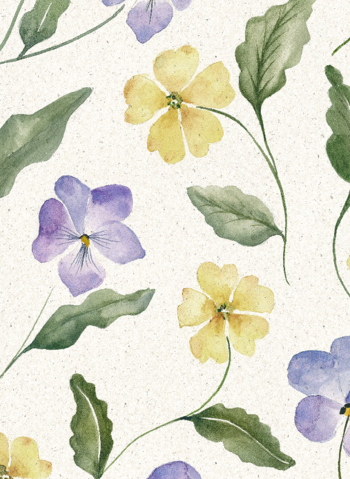 Boråstapeter Studio Papier peint panoramique My Feldt Skogsviol - 9690W