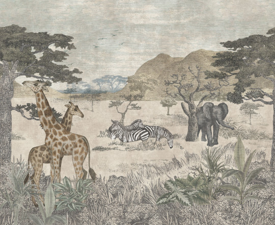 Boråstapeter Studio Wandbild Serengeti - 9574W