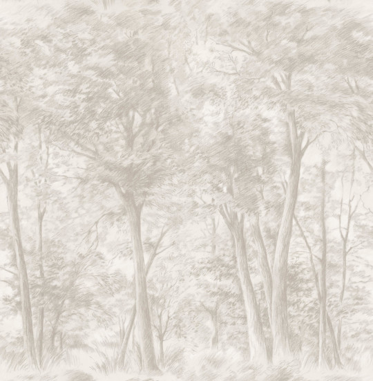 Boråstapeter Studio Carta da parati panoramica Sketch of Trees - 9631W