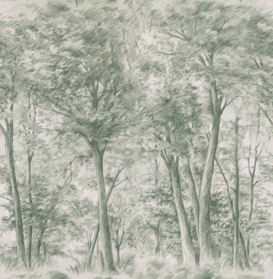Boråstapeter Studio Carta da parati panoramica Sketch of Trees - 9632W