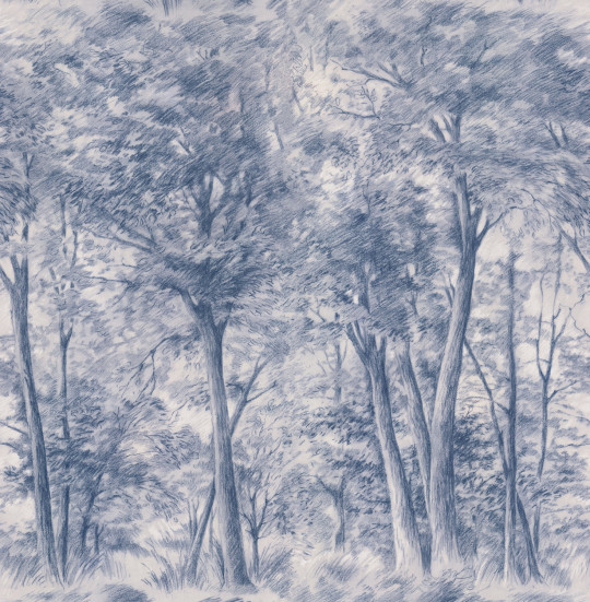 Boråstapeter Studio Carta da parati panoramica Sketch of Trees - 9633W