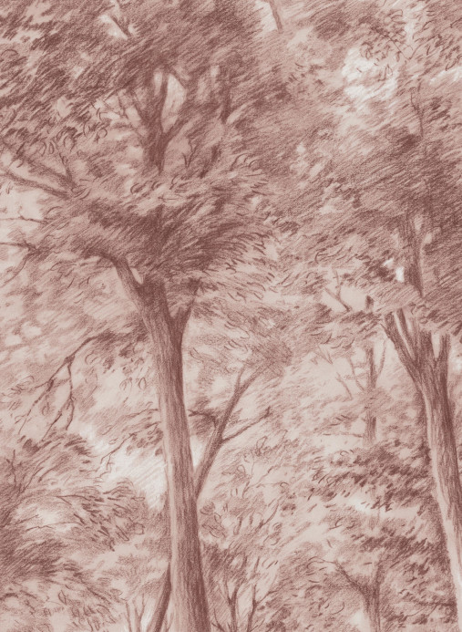 Boråstapeter Studio Wandbild Sketch of Trees - 9634W