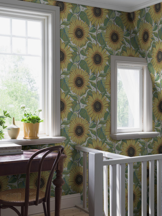 Boråstapeter Studio Wandbild Solrosor