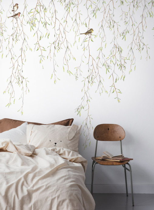 Boråstapeter Studio Mural Spring Birds