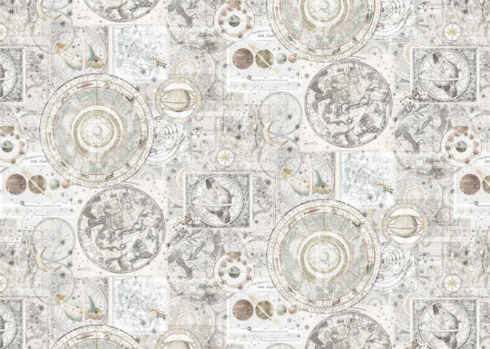 Boråstapeter Studio Wandbild Vintage Star Map - 9550W