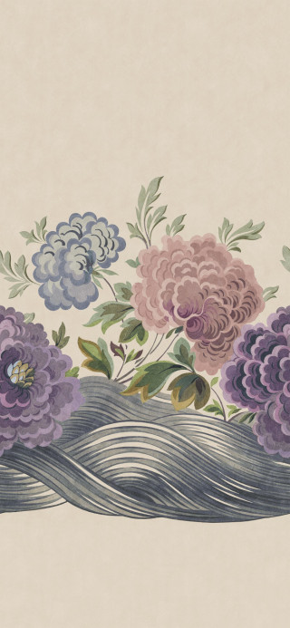 Boråstapeter Studio Mural Wave of Flowers
