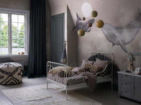 Boråstapeter Studio Mural Whales in the Sky