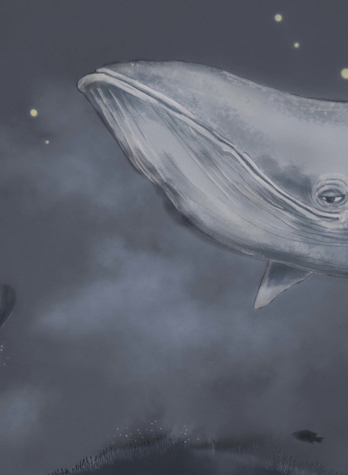 Boråstapeter Studio Wandbild Whales in the Sky - 9458W