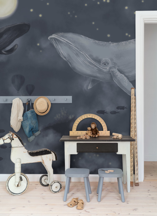 Boråstapeter Studio Wandbild Whales in the Sky - 9458W