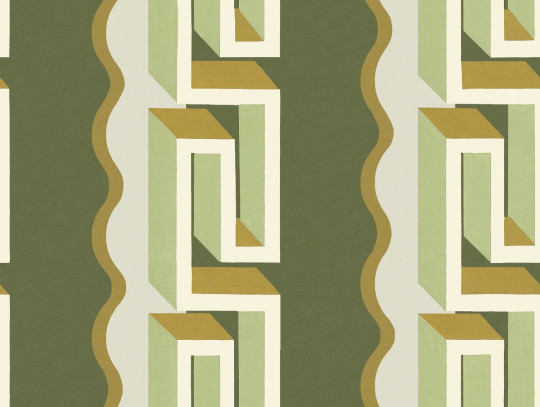 Boråstapeter Studio Carta da parati panoramica Rayure Méandre - 9697W