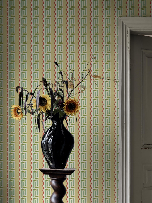 Boråstapeter Studio Carta da parati panoramica Rayure Méandre - 9698W