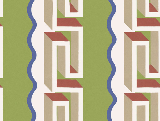 Boråstapeter Studio Wandbild Rayure Méandre - 9699W