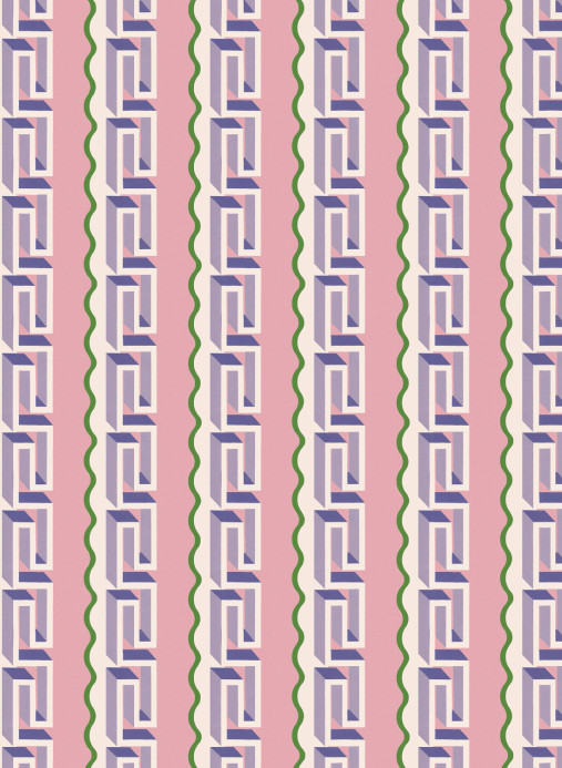 Boråstapeter Studio Papier peint panoramique Rayure Méandre - 9700W