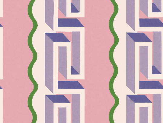 Boråstapeter Studio Papier peint panoramique Rayure Méandre - 9700W