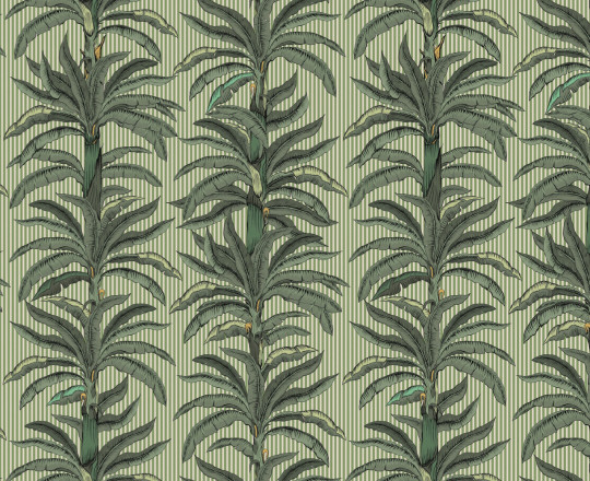 Boråstapeter Studio Mural Rayure Palmier