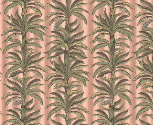 Boråstapeter Studio Mural Rayure Palmier