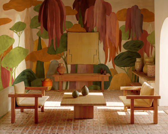 Coordonné Wandbild Camécuaro Bamboo