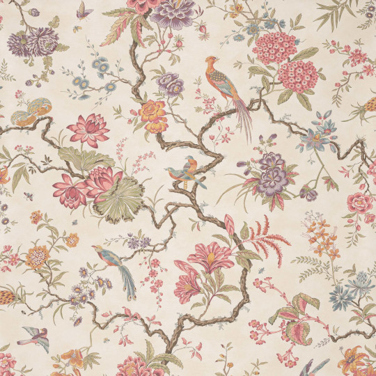 Manuel Canovas Tapete Pavillon de Bidaine - Bois de Rose