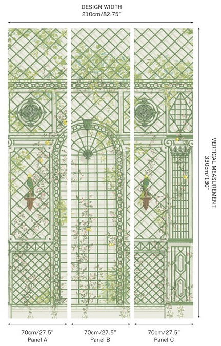 Manuel Canovas Wandbild L'Orangerie - Prairie