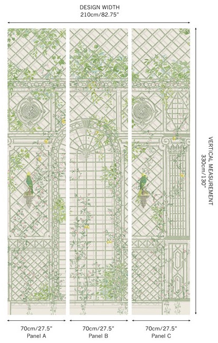 Manuel Canovas Wandbild L'Orangerie - Mastic