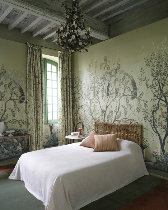 Manuel Canovas Wandbild La Voliere - Aqua