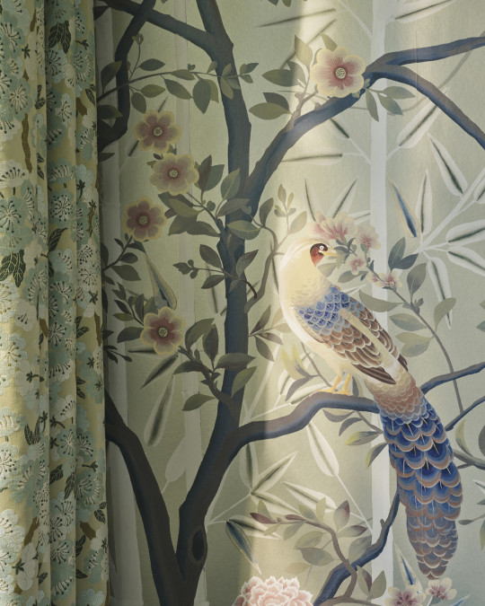 Manuel Canovas Wandbild La Voliere - Aqua