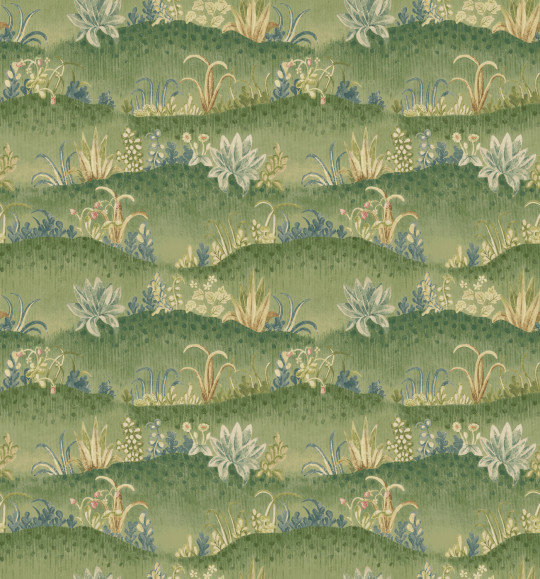 GP & J Baker Tapete Garden Tapestry - Royal Green