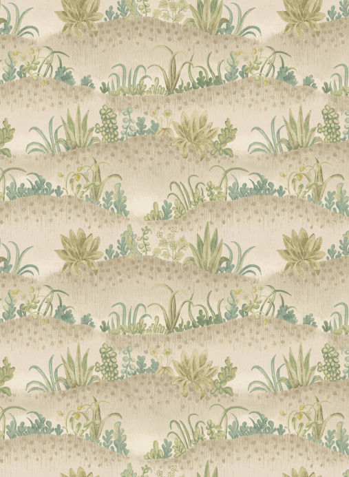 GP & J Baker Papier peint Garden Tapestry - Soft Blue/ Green
