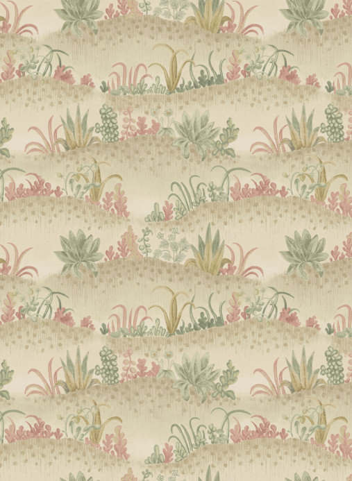 GP & J Baker Tapete Garden Tapestry - Pink/ Green