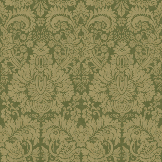 GP & J Baker Tapete Queen's Damask - Royal Green