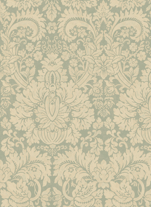 GP & J Baker Tapete Queen's Damask - Aquamarine