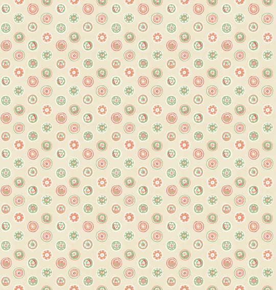 GP & J Baker Tapete Court Buttons - Pink/ Green