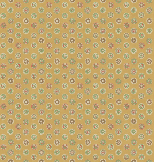GP & J Baker Tapete Court Buttons - Ochre