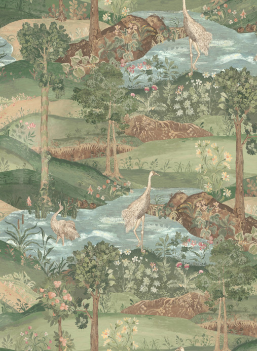 GP & J Baker Tapete Palace Tapestry - Royal Green