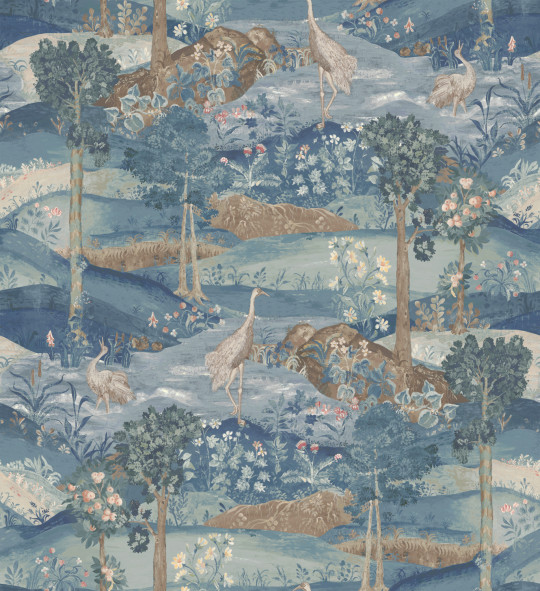 GP & J Baker Tapete Palace Tapestry - Royal Blue