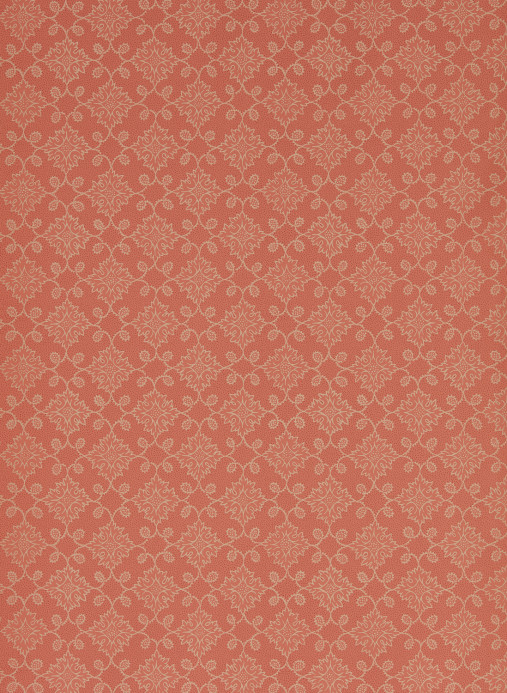 Zoffany Tapete Floral Tracery - Deep Salmon