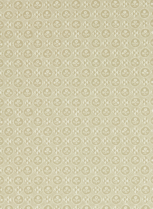 Zoffany Tapete Diamonds & Flowers - Linen