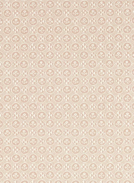 Zoffany Tapete Diamonds & Flowers - Tuscan Pink