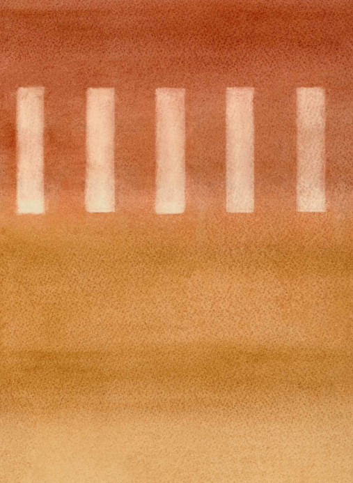 Coordonné Wandbild Taki - Amber