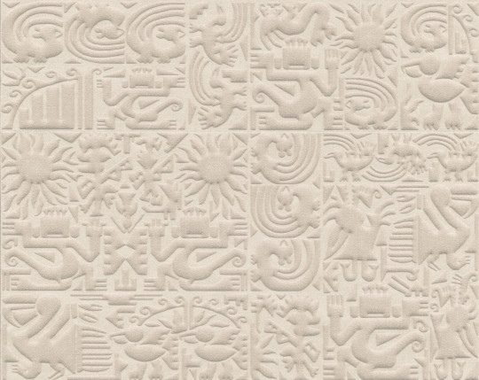 Arte Tapete Chimu - Eggshell