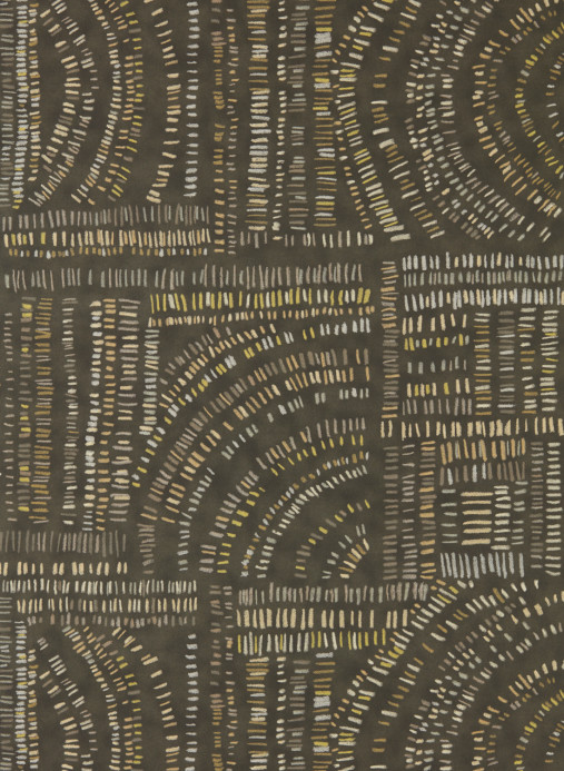 Harlequin Tapete Frescoes - Charcoal/ Chalk/ Limestone