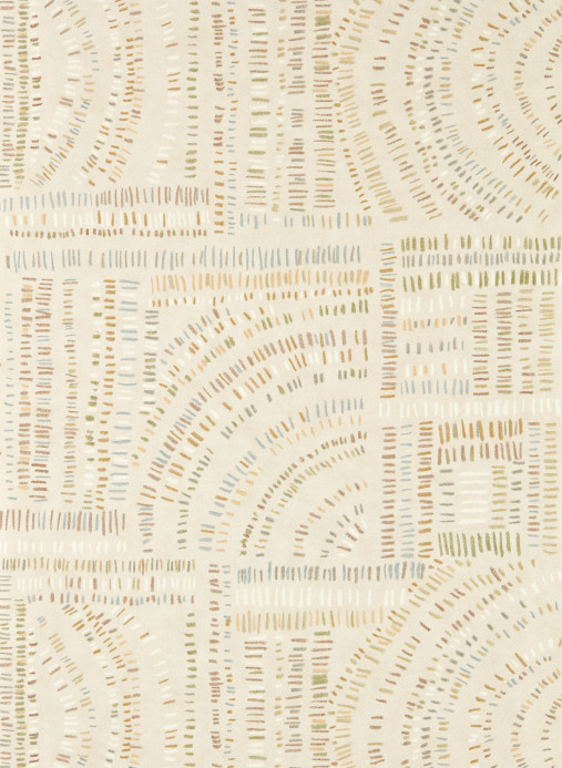 Harlequin Tapete Frescoes - Pumice/ Jasper/ Amber