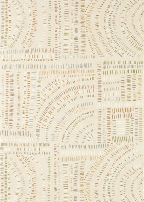 Harlequin Tapete Frescoes - Pumice/ Jasper/ Amber