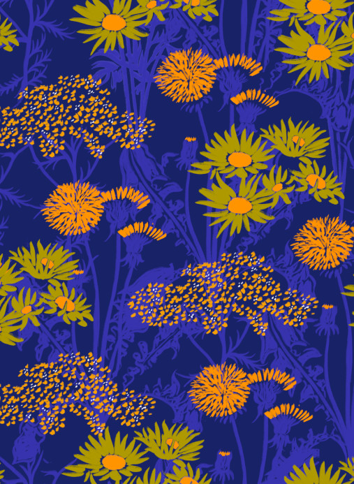 Coordonné Tapete Picnic - Cobalt