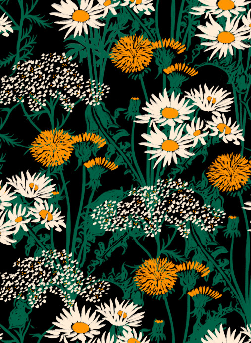 Coordonné Tapete Picnic - Noir