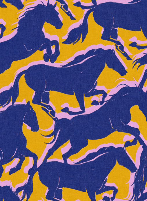 Coordonné Tapete Galope - Golden